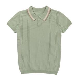 NEW KIPP boys silas knit top in celery